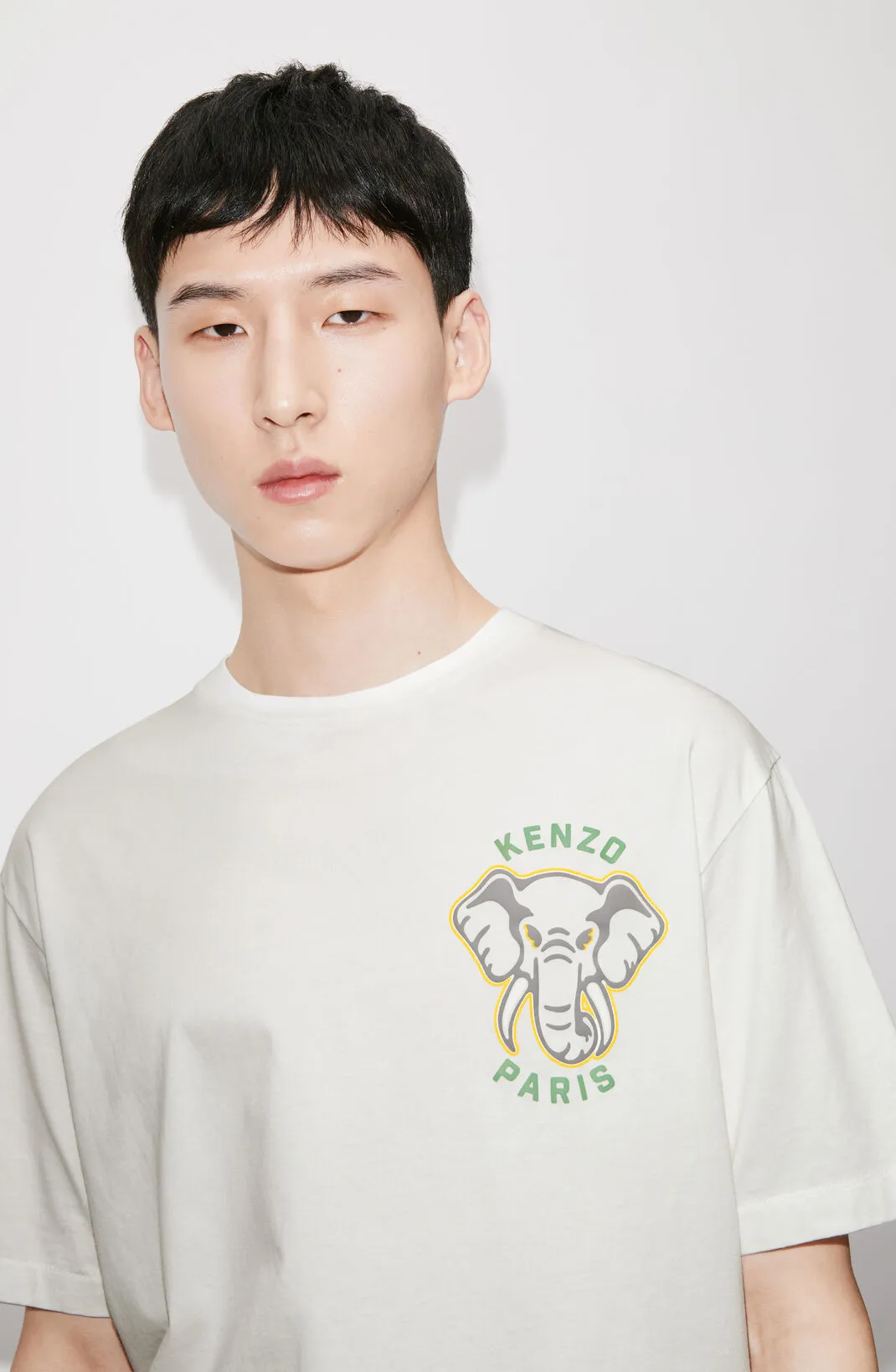 Kenzo University Jungle Team Elephant Chest LOGO Big LOGO on the back Color: Black White Apricot Size: M L XL XXL Three Standards Style Number: K 41